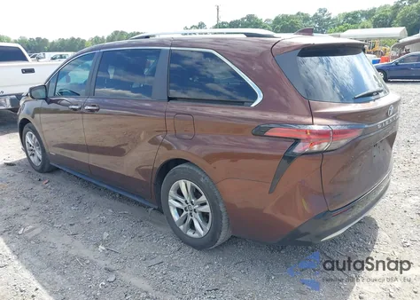 2021 Toyota Sienna Limited from USA, damaged, VIN 5TDZRKEC7MS001242